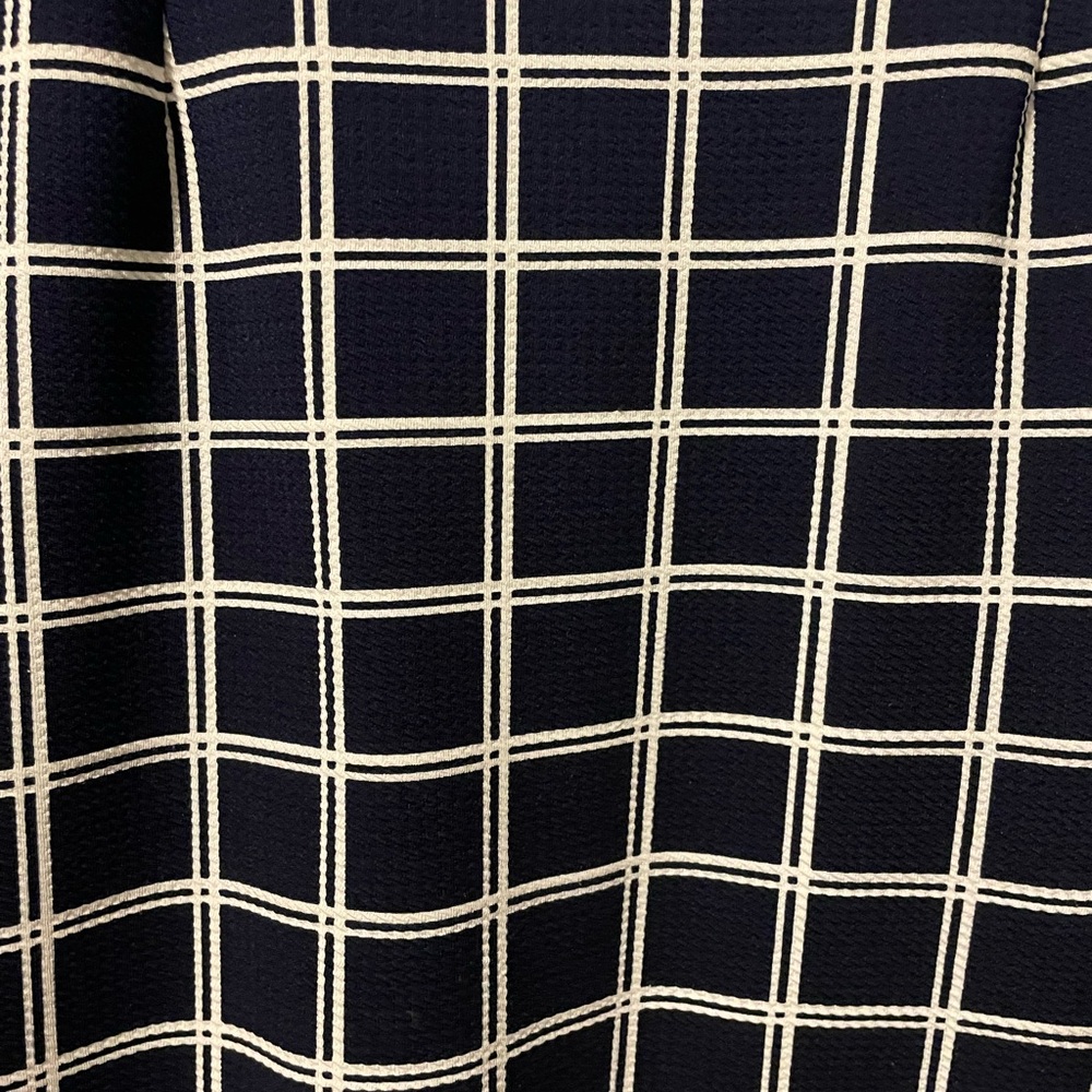 Dainty Jewell’s Navy & White Grid Pencil Skirt - Picture 3 of 3